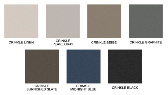 Crinkle colors
