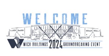 Welcome New Building Graphic